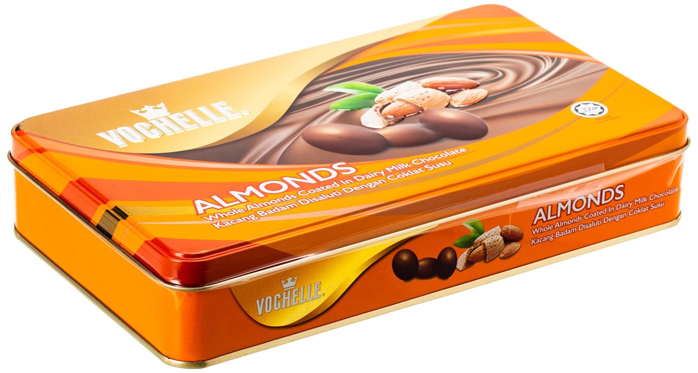 Vochelle Gift Covered Almonds Chocolate Olympic Flowers